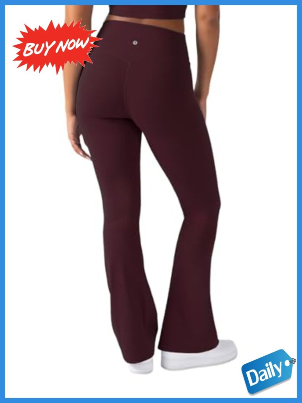 UltraLuxe Kick Flare High Waist Legging 4-Way Stretch Tummy Control